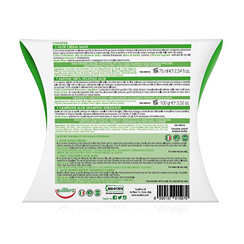 Detalle de Equilibra Kit Mani Aloe con Crema e Sapone