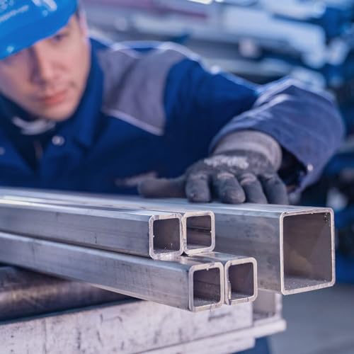 Detalle 2 de thyssenkrupp Edelstahl-Vierkantrohr 40 × 40 × 2 mm, 2.450 mm, V2A