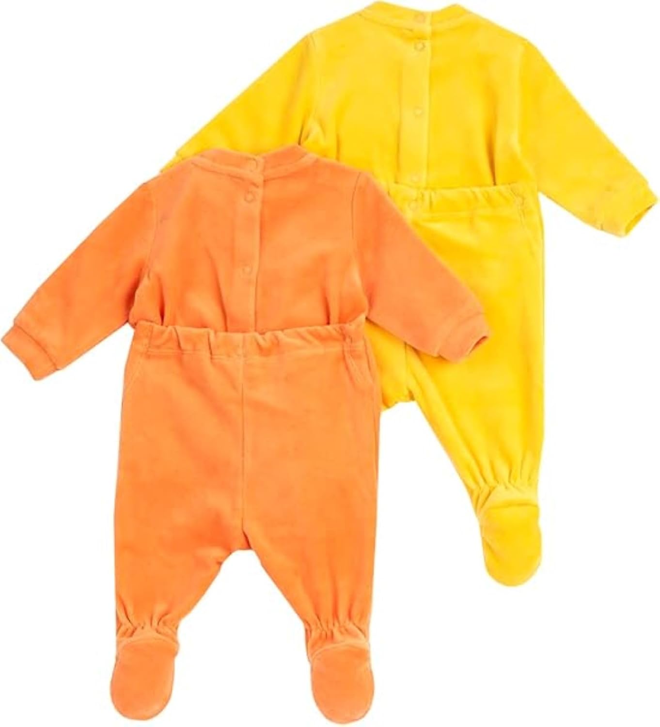 Detalle 2 de Chicco Set Tutine Neonato e Neonata: due tutine morbide in ciniglia con apertura pratico e piedini antiscivolo