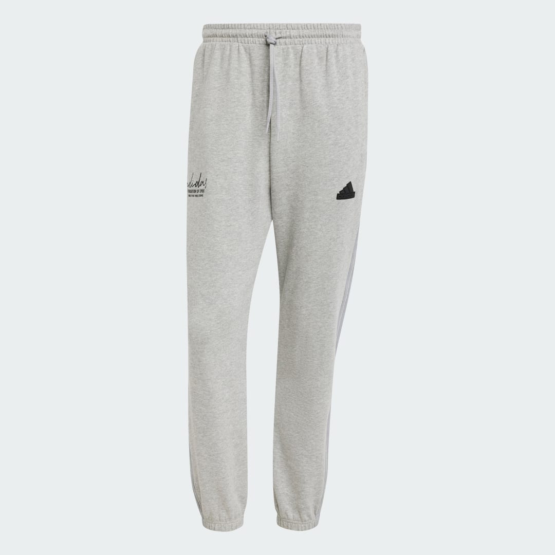Thumbnail 3 de Pantalón Brand Love French Terry de Adidas – Gris