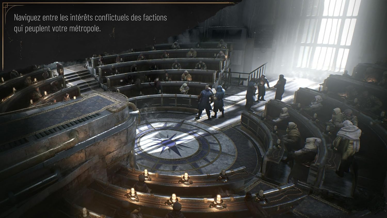 Detalle de Frostpunk 2 Icebreaker Edition sur PlayStation 5 – Coffret Icebreaker avec diorama animé et code de mise à niveau