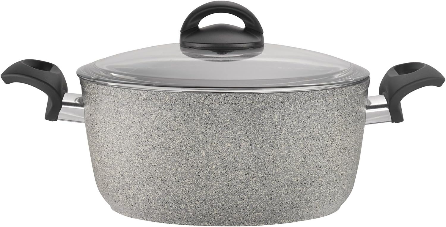 Thumbnail 5 de Ballarini Parma 75001-652 Forged Aluminum Nonstick Cookware Set, 10-Piece, Granite