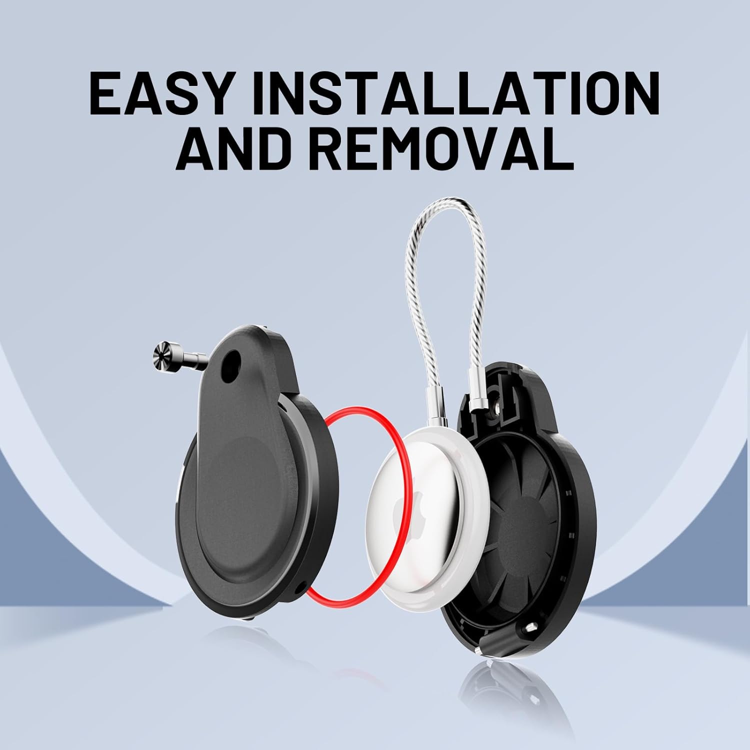 Thumbnail 3 de Waterproof AirTag Holder 4-Pack Lock Case 🔑