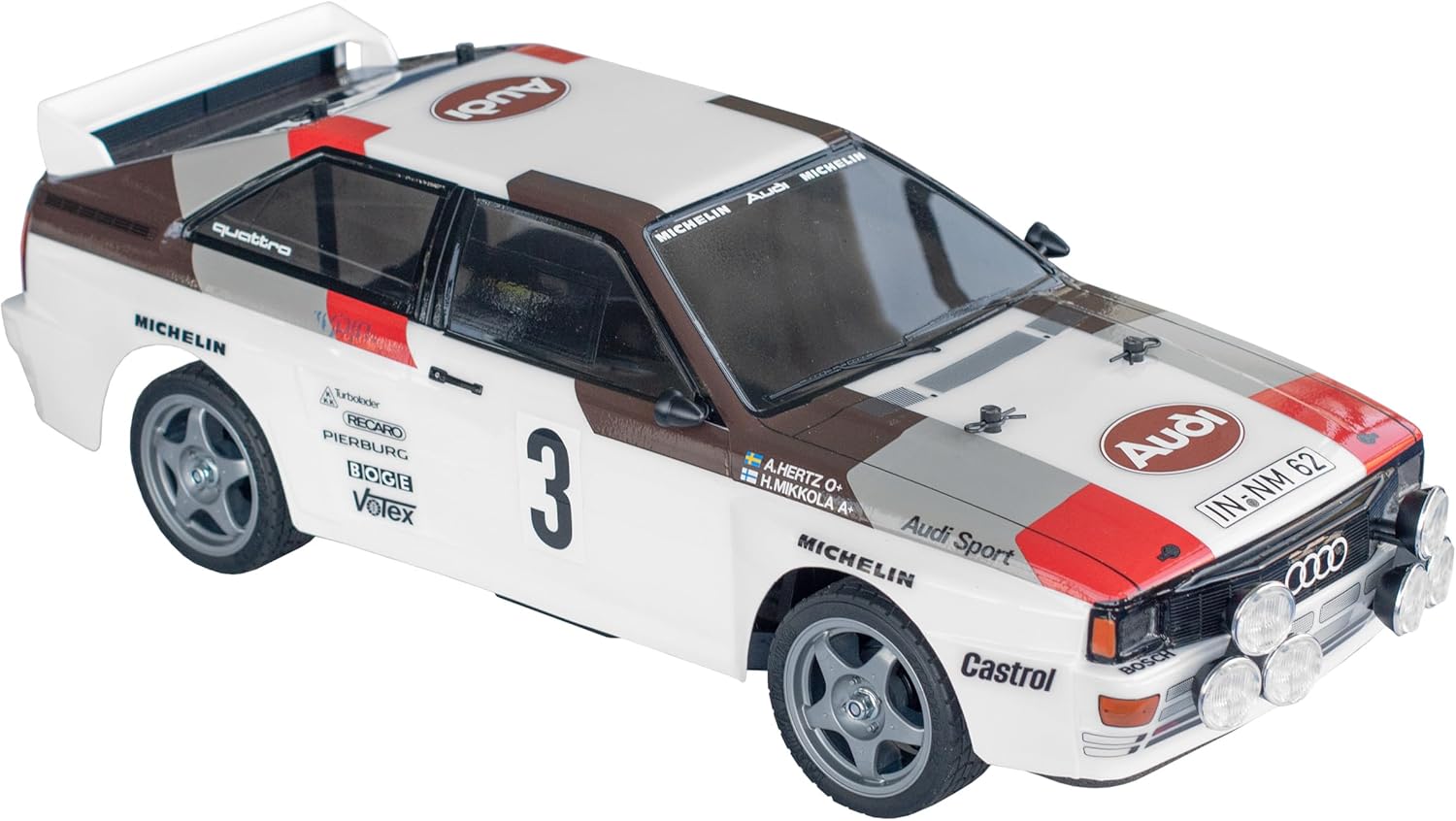 Detalle 2 de Tamiya 300058667 Audi Quattro Rally A2 1:10