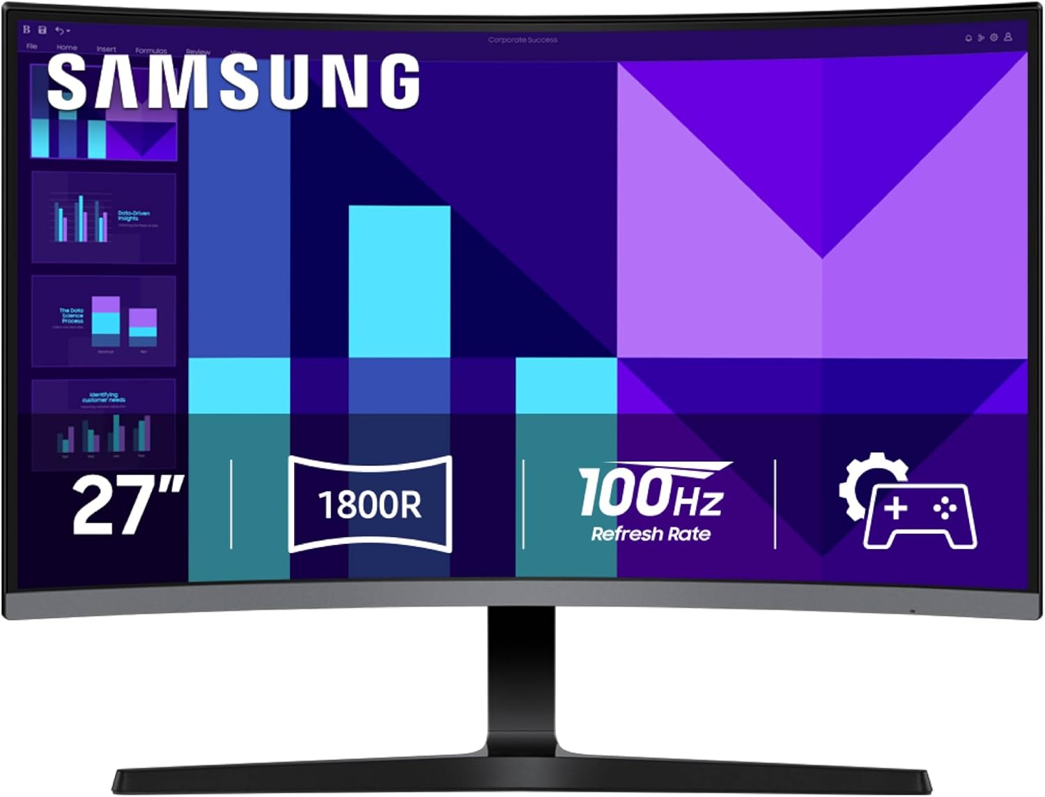 Detalle de Samsung 27-inch S3 (S39GD) FHD 100Hz Curved Monitor