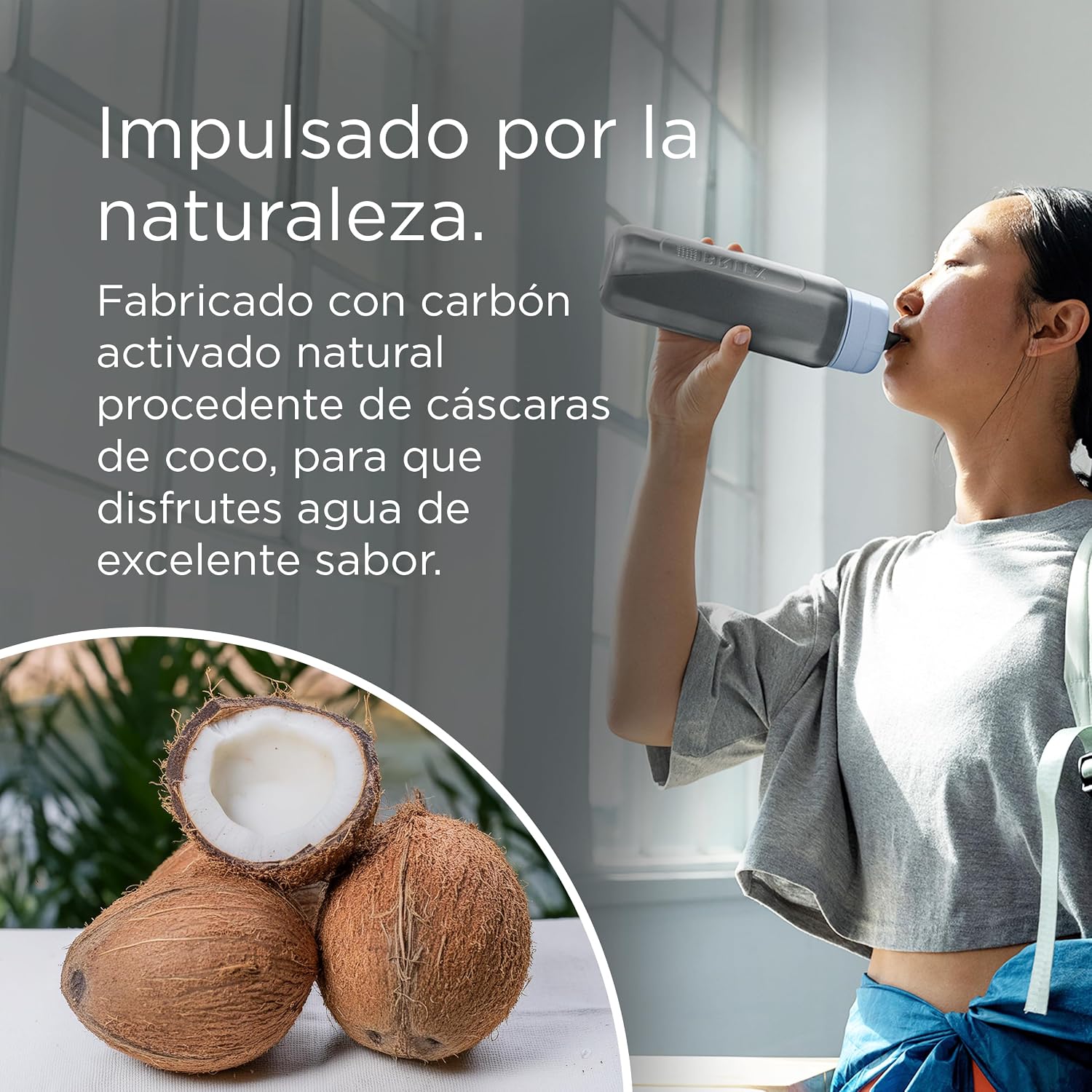 Thumbnail 5 de BRITA Botella Deportiva ACTIVE Azul Oscuro 600ml con 2 filtros 💧