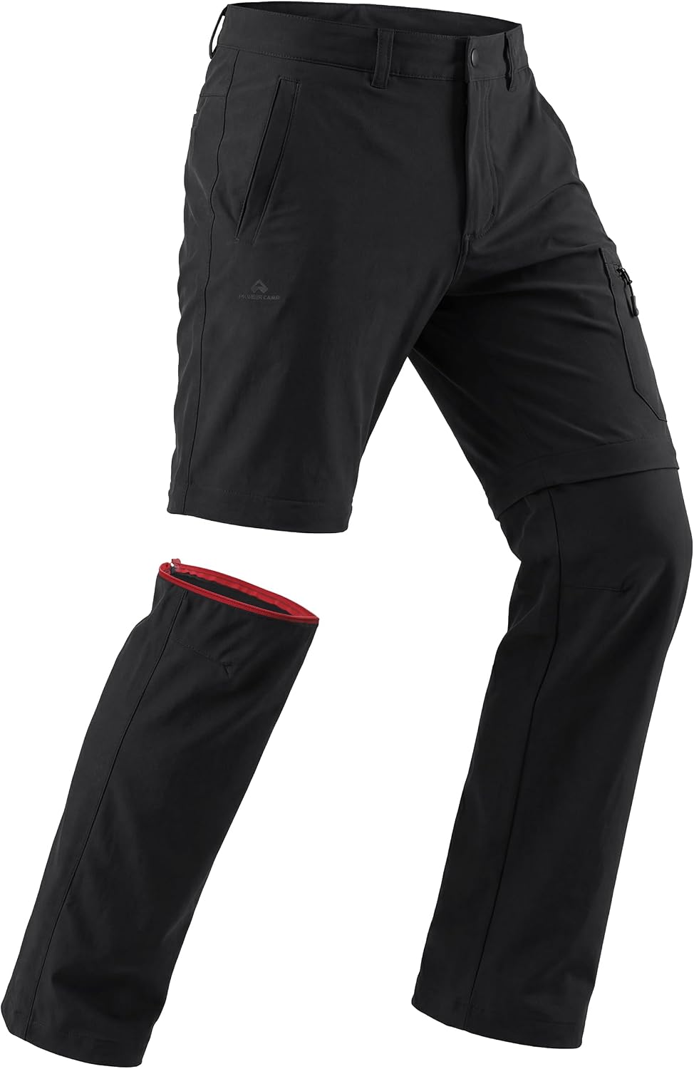 Thumbnail 6 de Pioneer Camp Pantaloni da trekking da uomo 2 in 1: zip rimovibili, idrorepellenti e asciugatura rapida