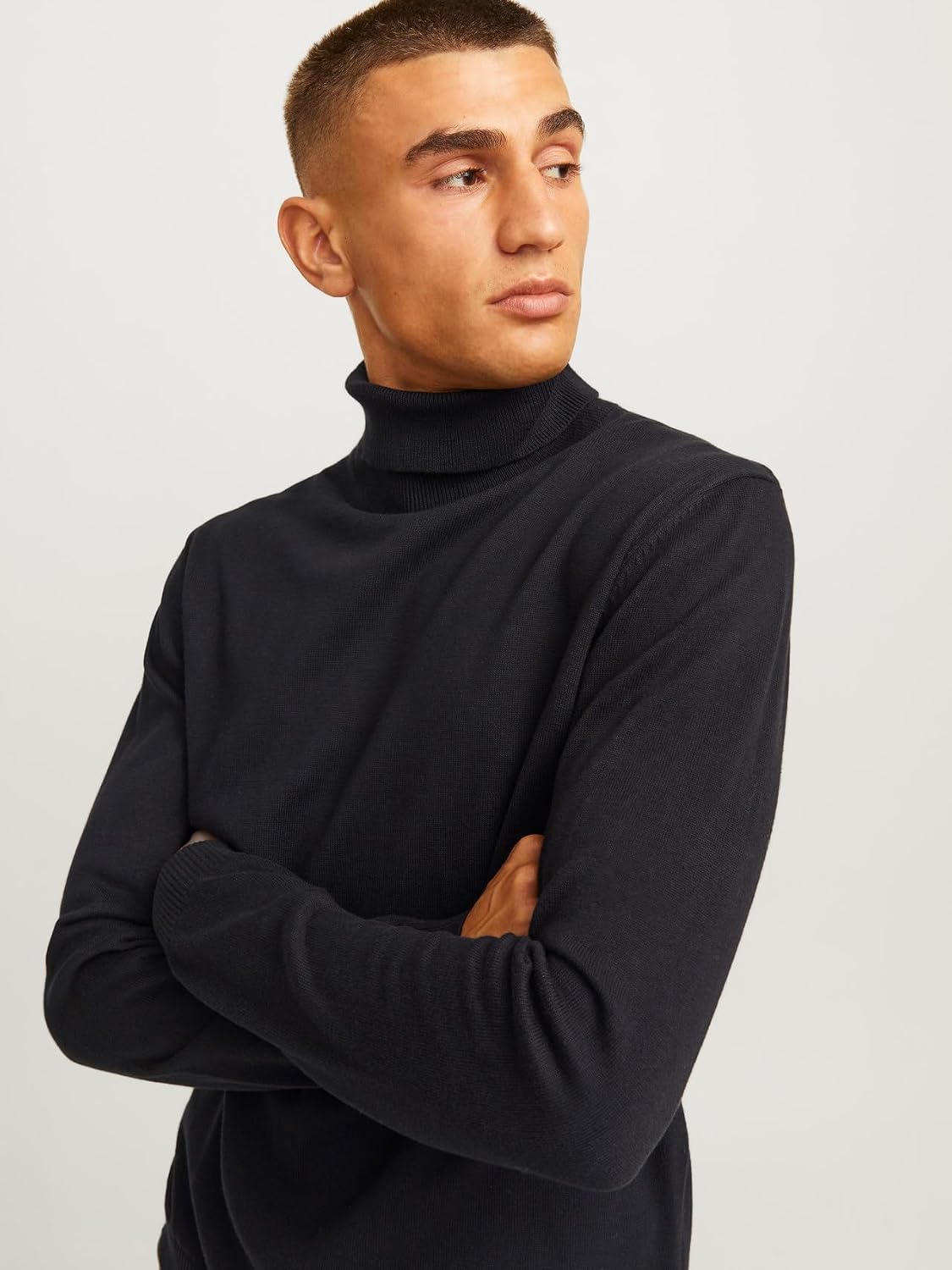 Thumbnail 6 de JACK & JONES Col roulé regular fit en coton biologique