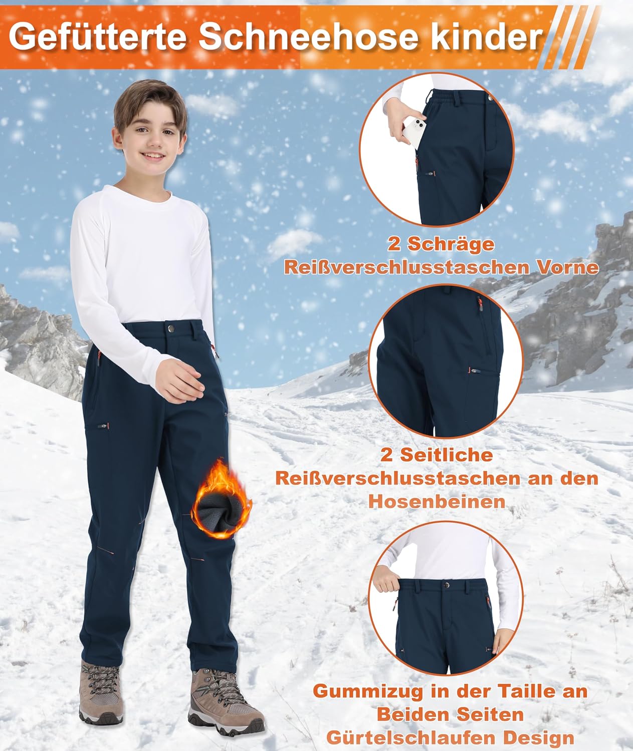 Detalle 2 de Djtnzdm Kinder Skihose