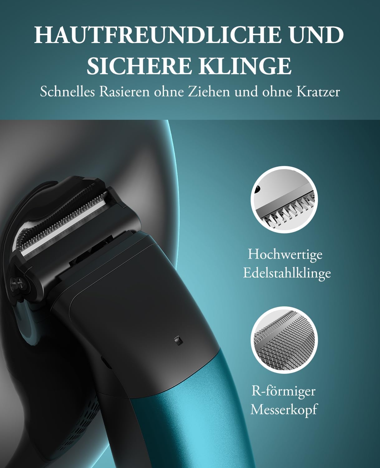 Thumbnail 2 de kensen Intimrasierer Mann 2-in-1 Körperrasierer