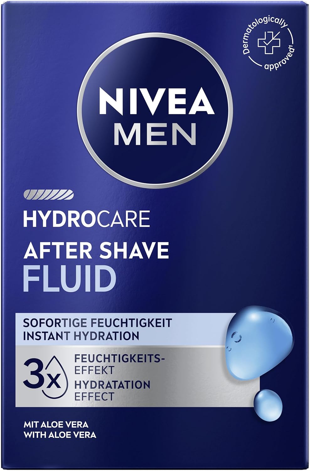 Thumbnail 2 de NIVEA MEN Hydrocare After Shave Fluid mit Aloe Vera & Pro Vitamin B5 (100 ml) – beruhigende Hautpflege nach der Rasur