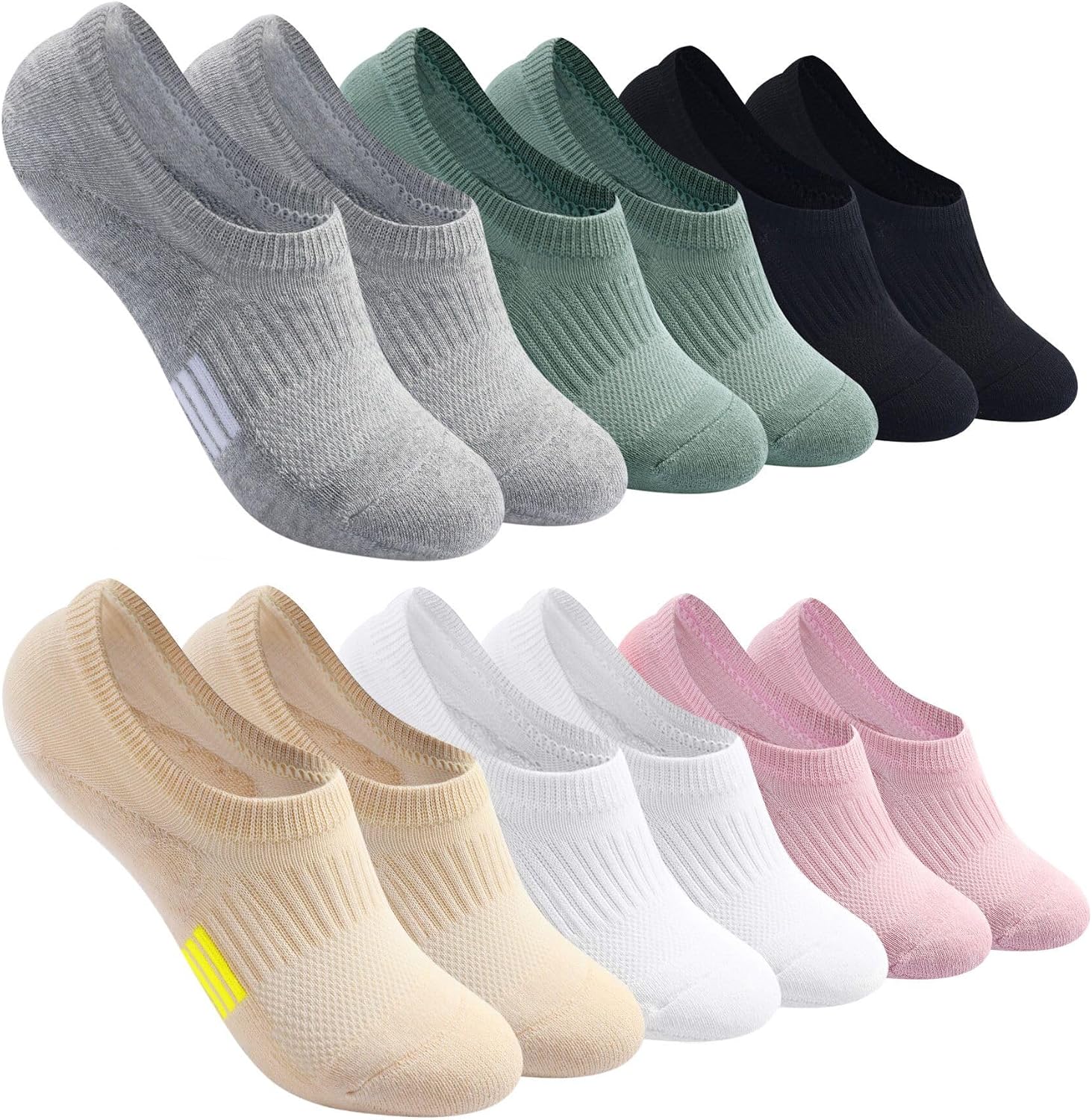Detalle de Toes Home No Show Cushioned Socks for Women