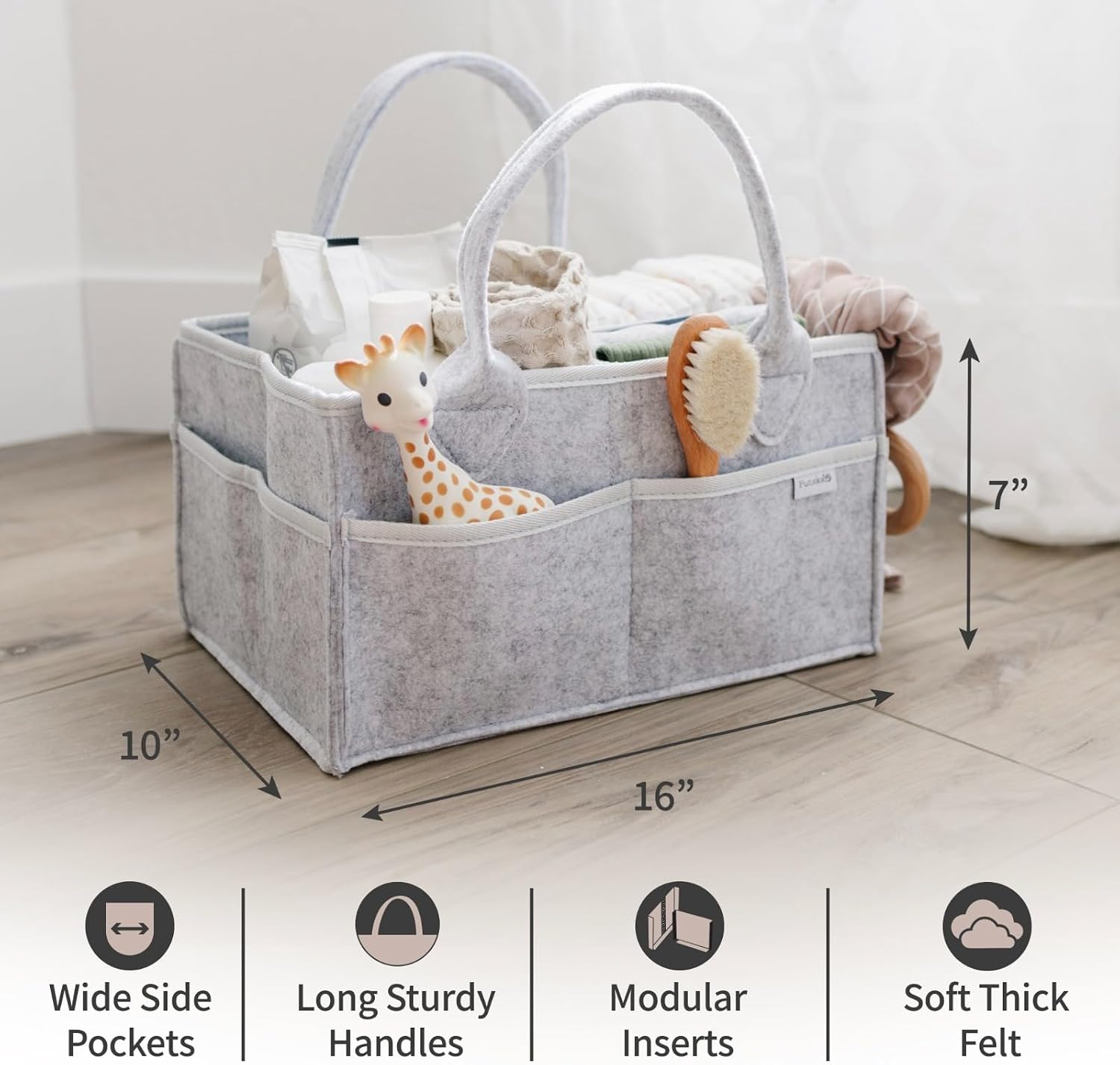 Thumbnail 2 de PUTSKA Baby Nappy Caddy Organizer 1XL