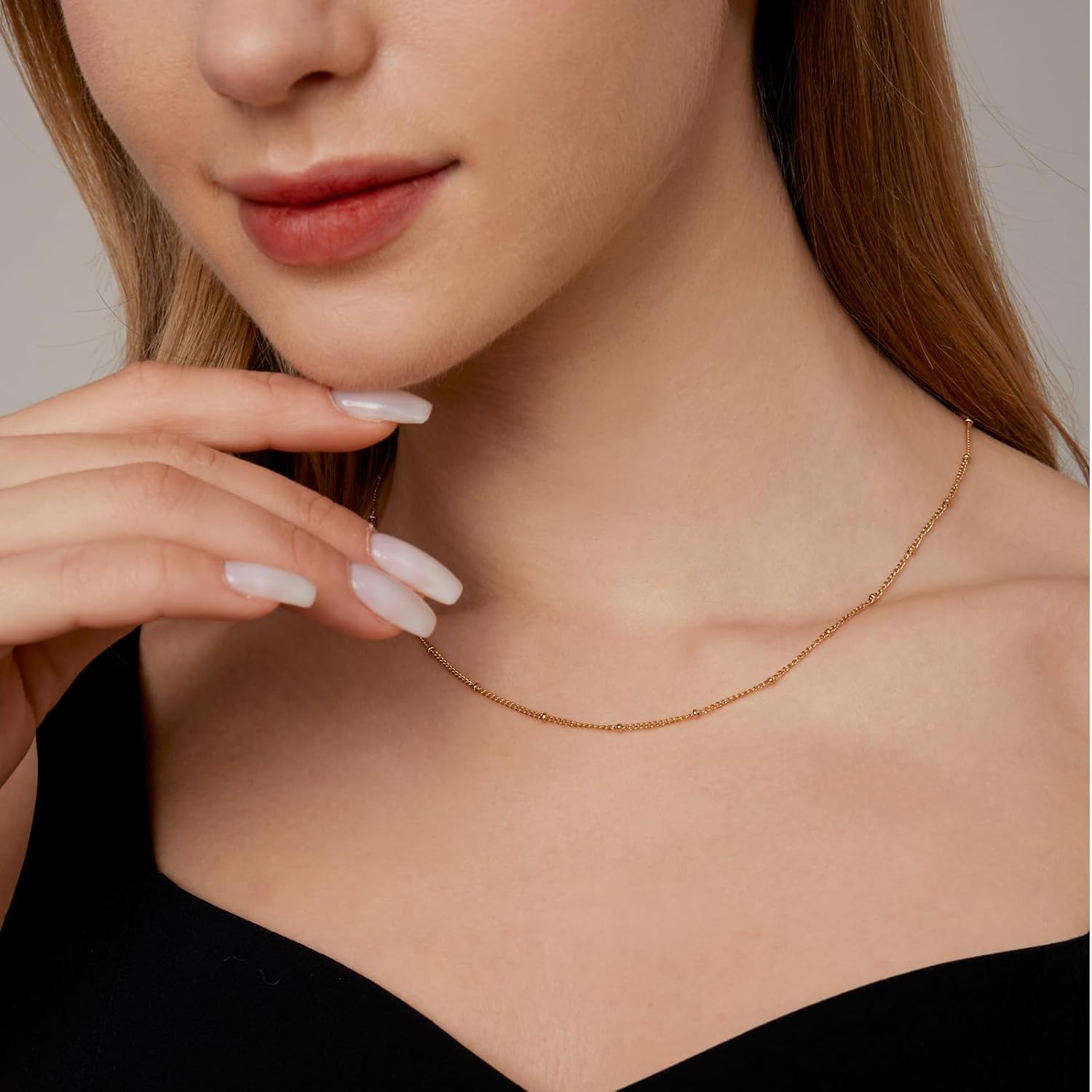 Detalle de NONAMOIS Necklace, 18K Gold-Plated