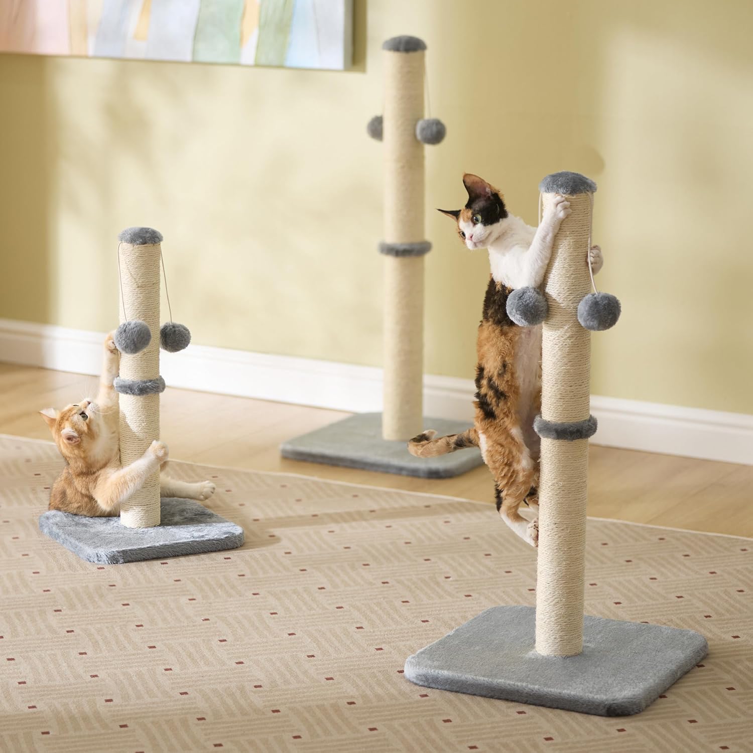 Thumbnail 4 de LE SURE Cat Scratching Post 40x40x86cm