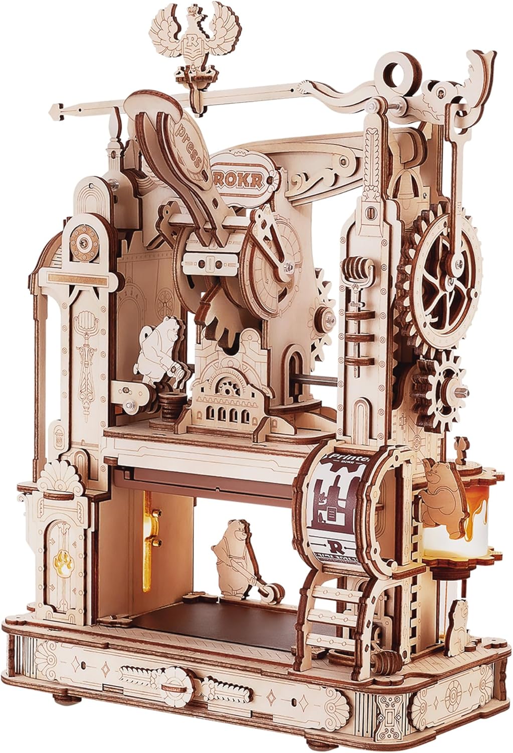 Detalle de ROKR LK602 Puzzle 3D in legno 303 pezzi 🧩