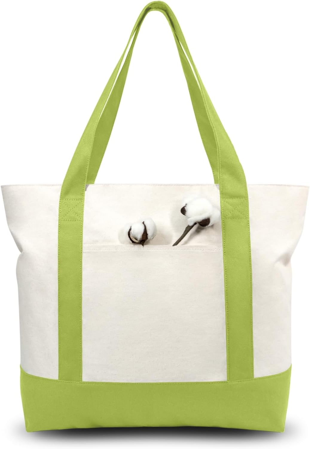 Detalle de TOPDesign Canvas Tote Bag 6-Pack, Reusable