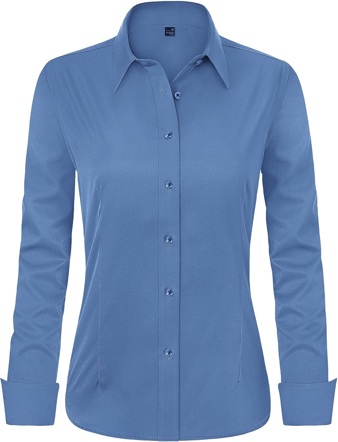 Thumbnail 6 de J.VER Damen Bluse Casual Business mit Stretch-Anteil und Button-Down-Kragen (Langarm)