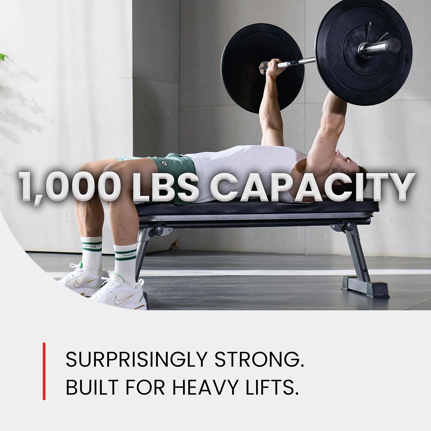 Thumbnail 6 de Finer Form Folding Flat Weight Bench, 1,000 lb Capacity