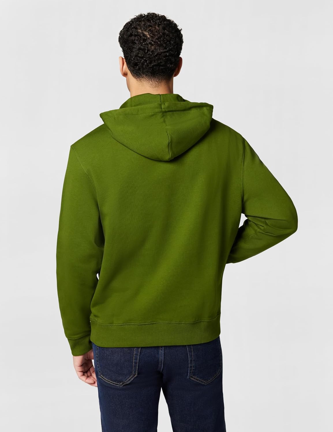 Detalle de Calvin Klein Hoodie Hombre Terry Badge con Capucha