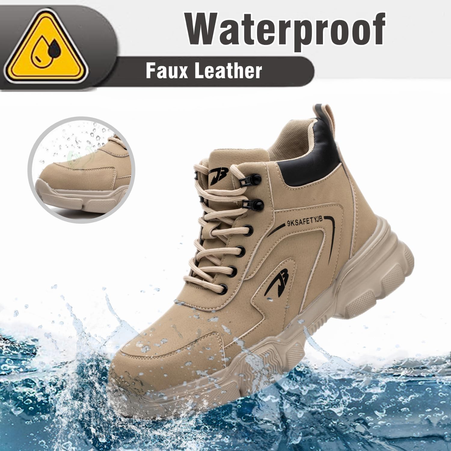 Thumbnail 5 de ZSDZSZ Steel Toe Cap Boots – Waterproof Safety Boots for Men and Women