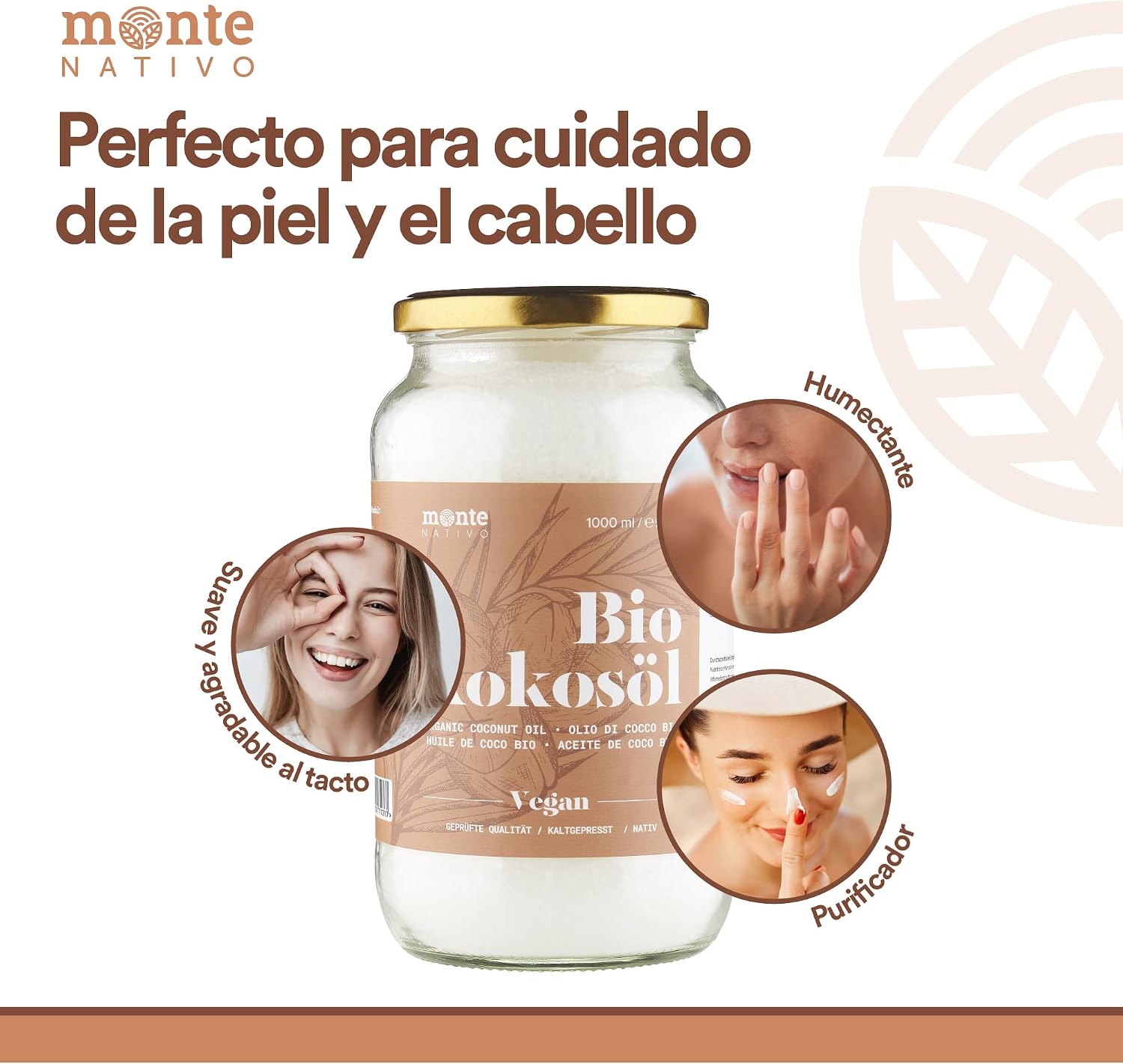 Thumbnail 4 de MonteNativo Aceite de Coco Orgánico 1000 ml