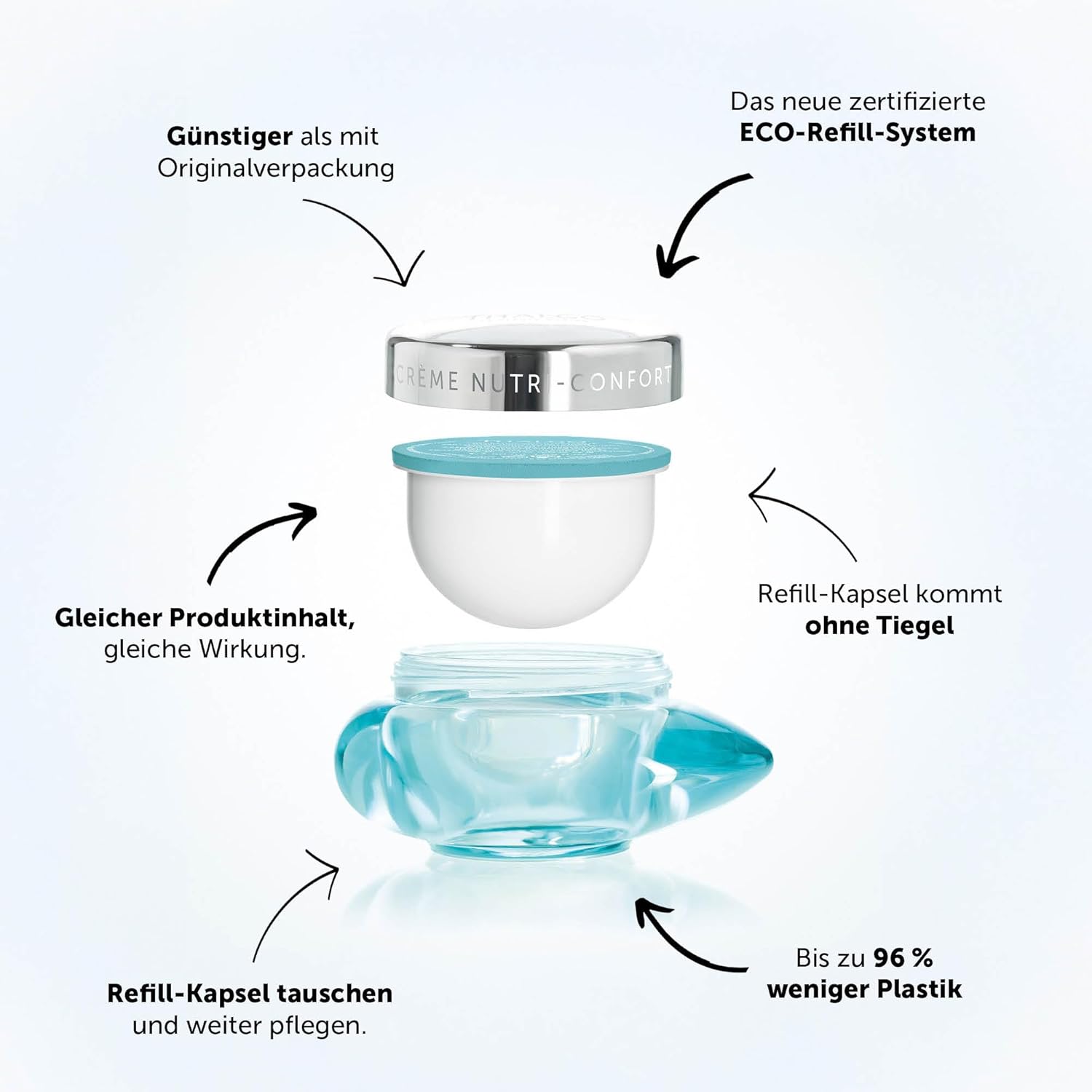 Thumbnail 3 de Thalgo Source Marine Gel-Cream – frische Feuchtigkeits-Gelcreme Nachfüllung (50 ml)