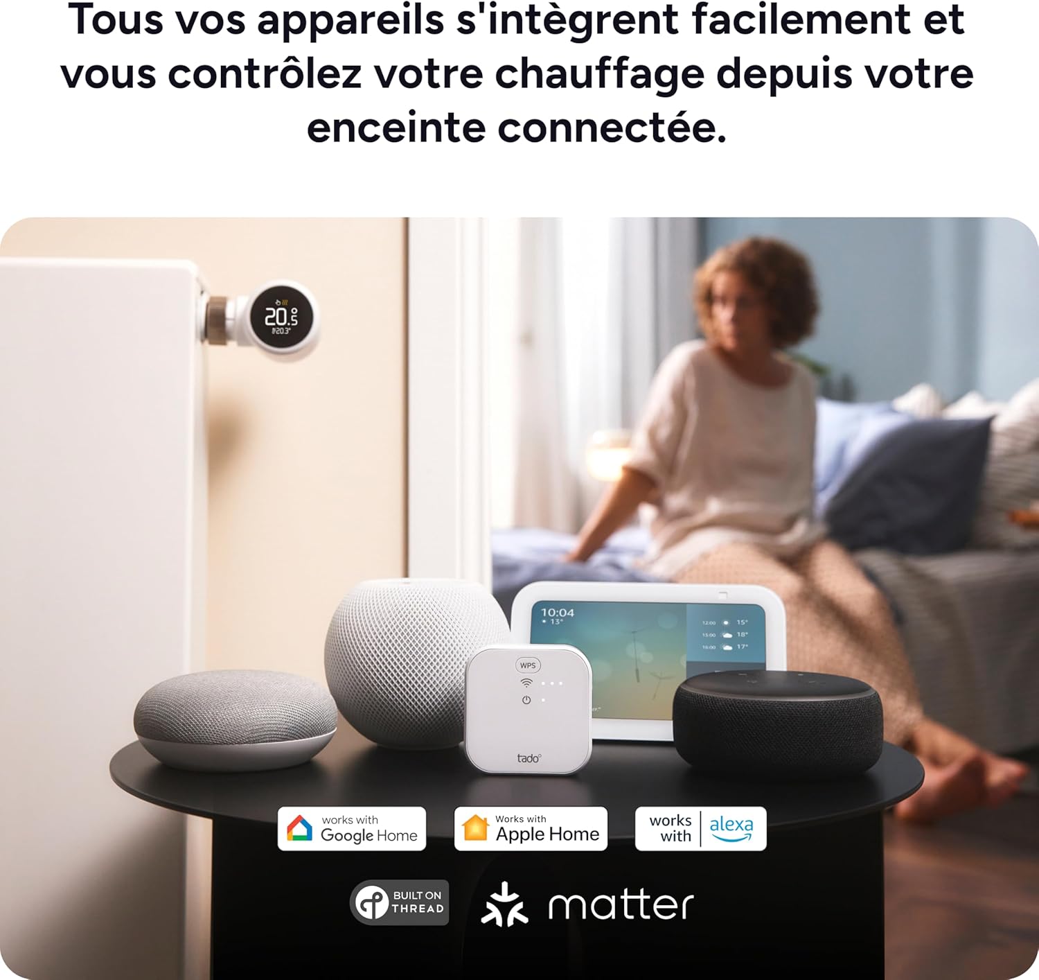 Thumbnail 3 de tado° Smart Thermostat X thermostat connecté compatible assistants vocaux