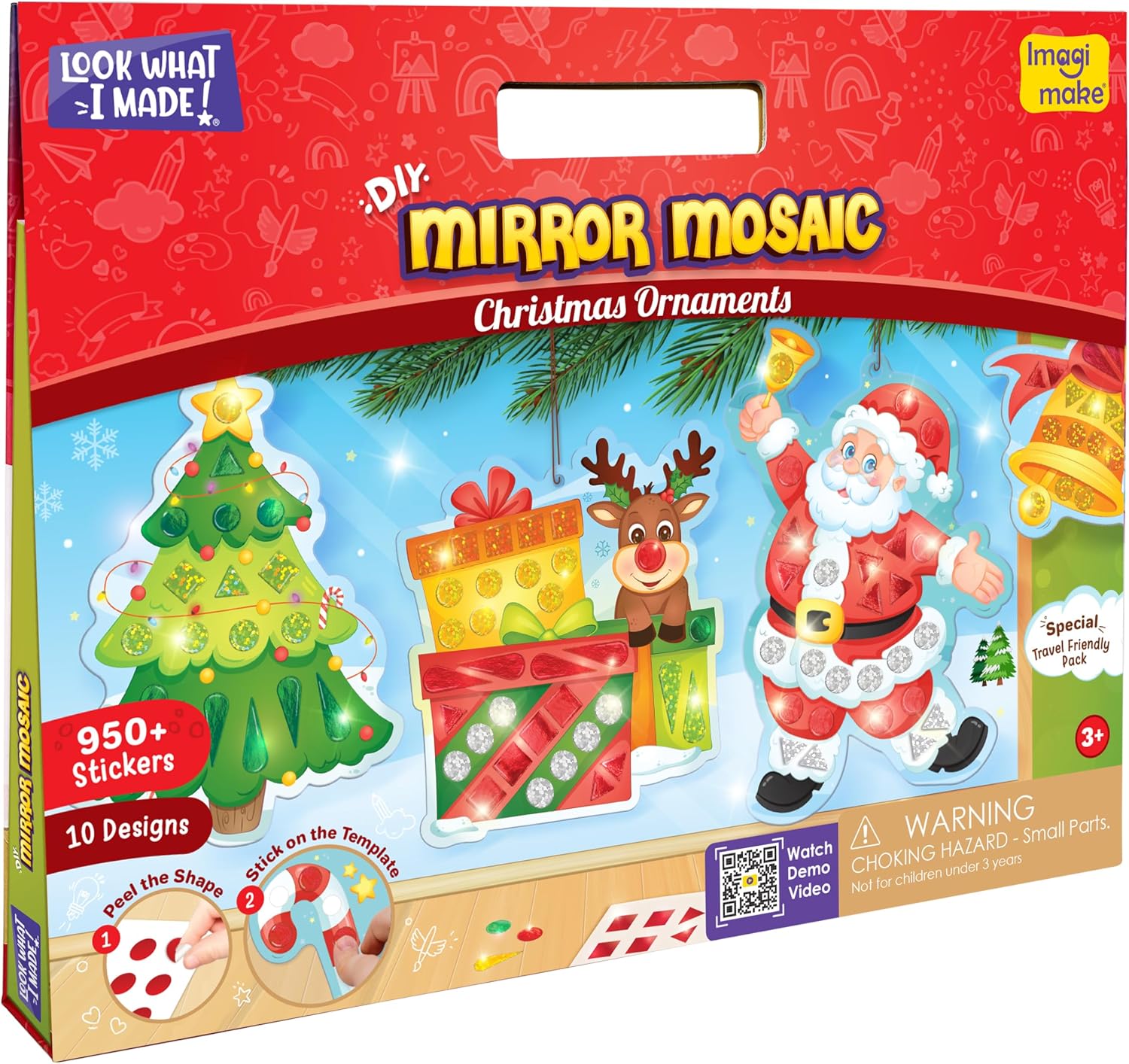 Thumbnail 6 de Imagimake Christmas craft kit with 10 templates