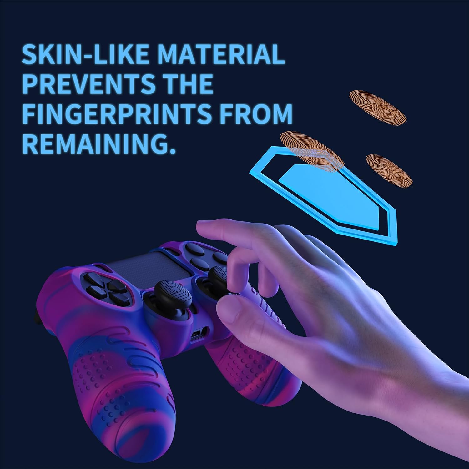 Thumbnail 3 de PlayVital PS4 Controller Silicone Cover