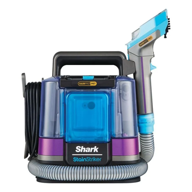 Detalle de Aspirador de Mano Shark PX250EUT 450W 2,1L – Mascotas, Autolavado, Negro/Azul/Amarillo