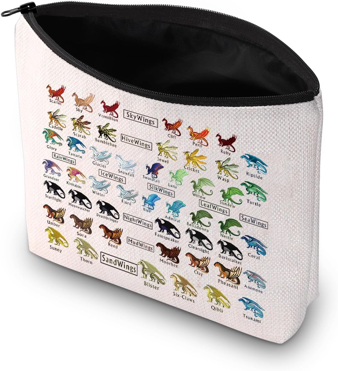 Detalle 2 de PXTIDY Dragon Makeup Bag, 9 × 7 in