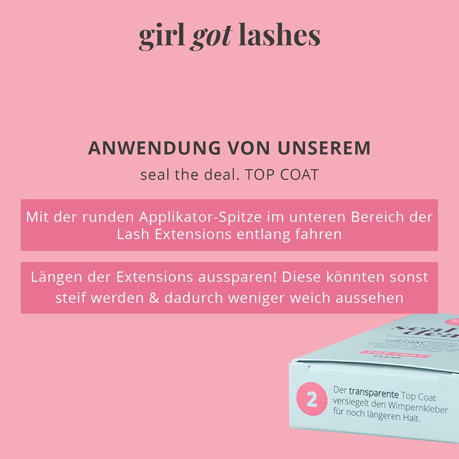 Thumbnail 5 de Seal the Deal Top Coat Clear – Wasserresistent für DIY-Wimpernextensions von GirlGotLashes