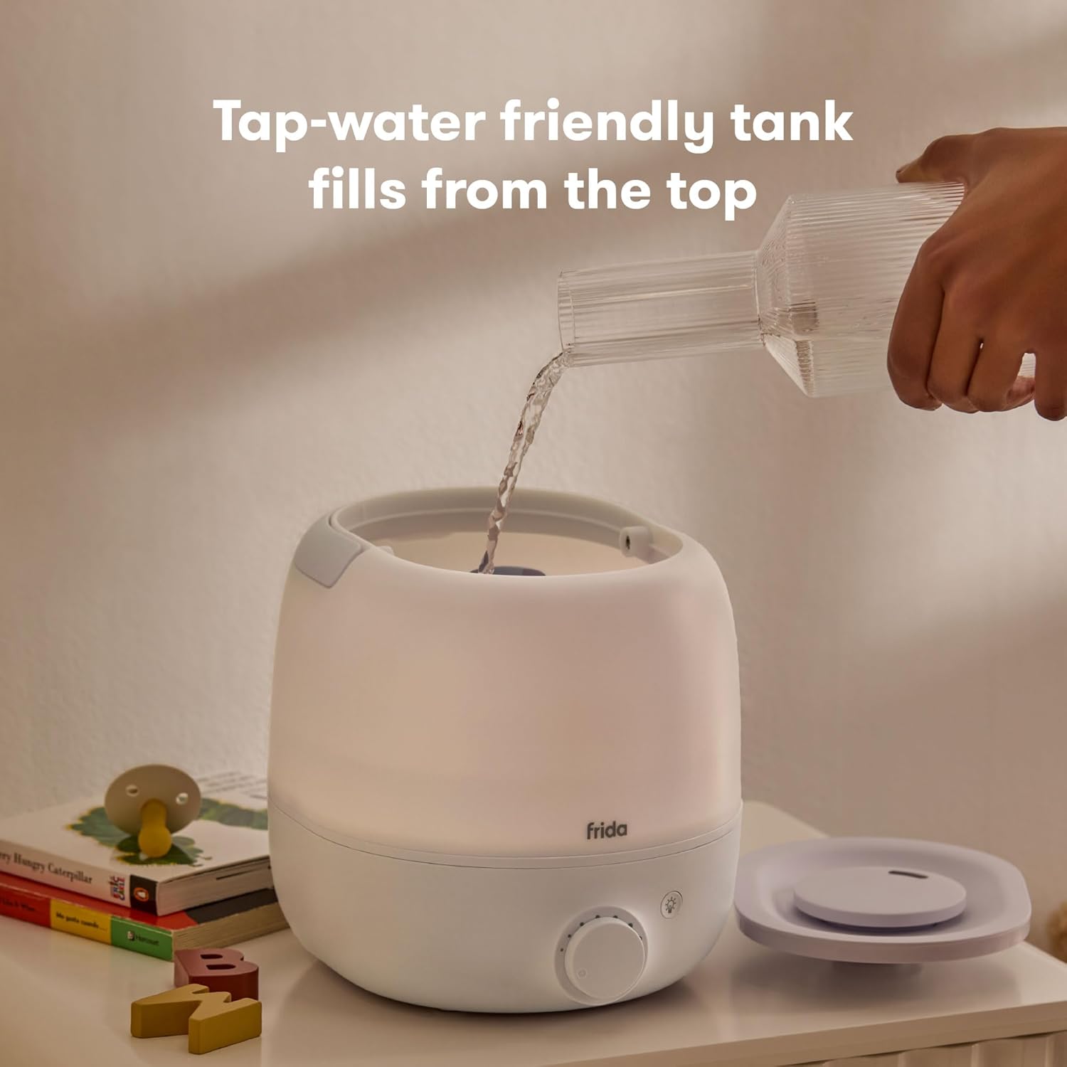 Thumbnail 2 de Frida Baby 3-in-1 Cool Mist Humidifier for Large Rooms (Top Fill) with Nightlight, Auto Shut-Off & Essential Oil Diffuser