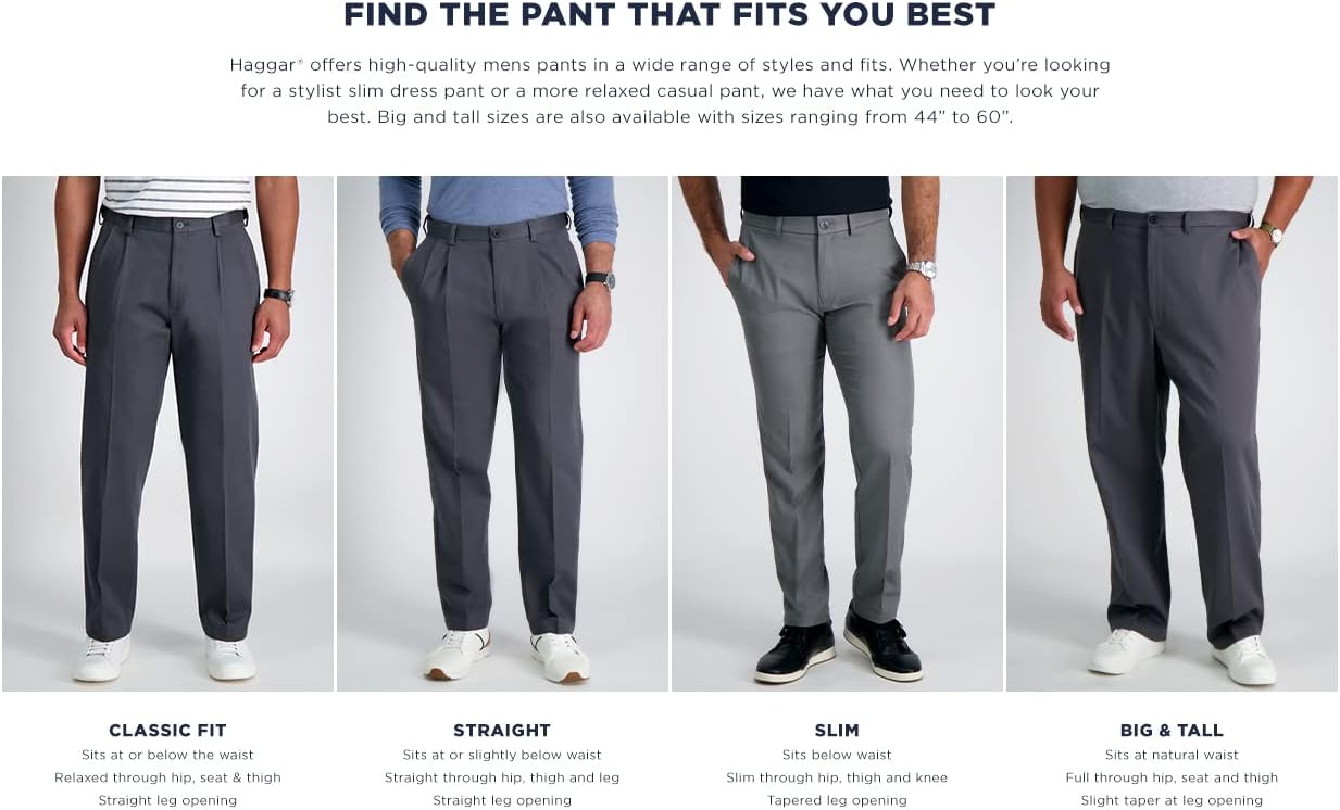 Thumbnail 6 de Haggar Premium Comfort Classic Pleat Pants