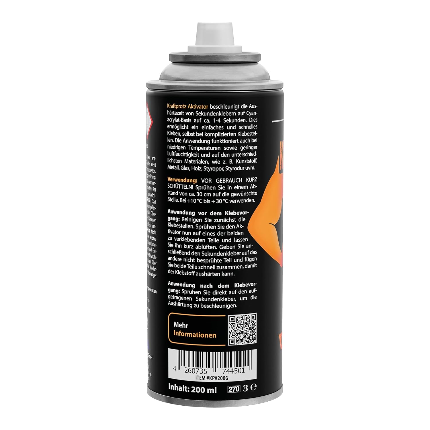 Detalle 2 de KRAFTPROTZ Aktivator Spray 200 ml für Sekundenkleber