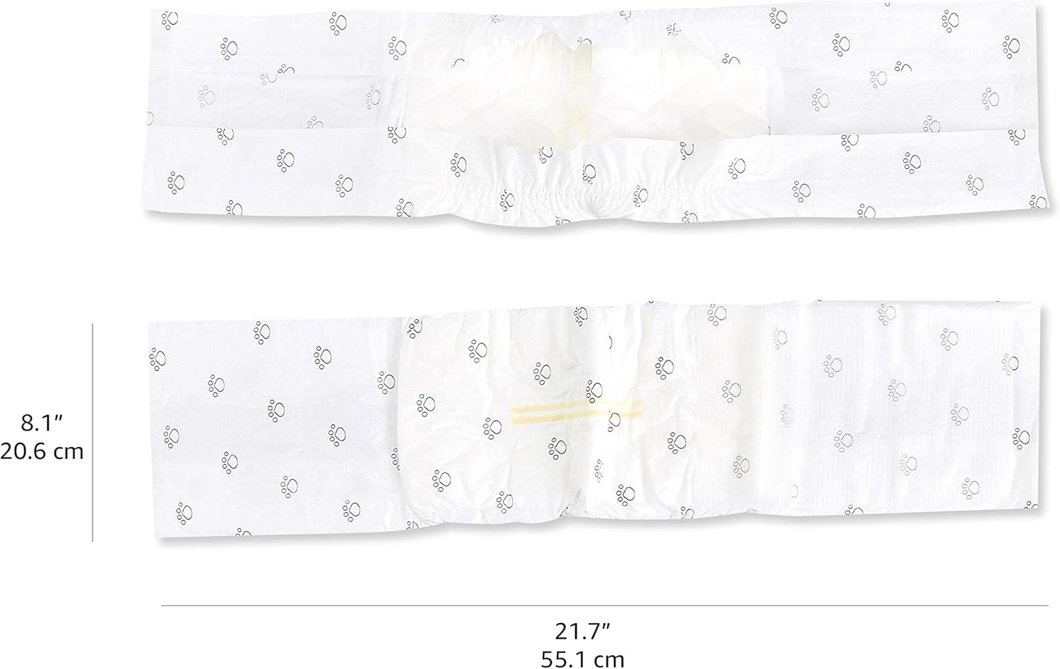 Detalle 1 de Amazon Basics Dog Diapers for Males 30-pack