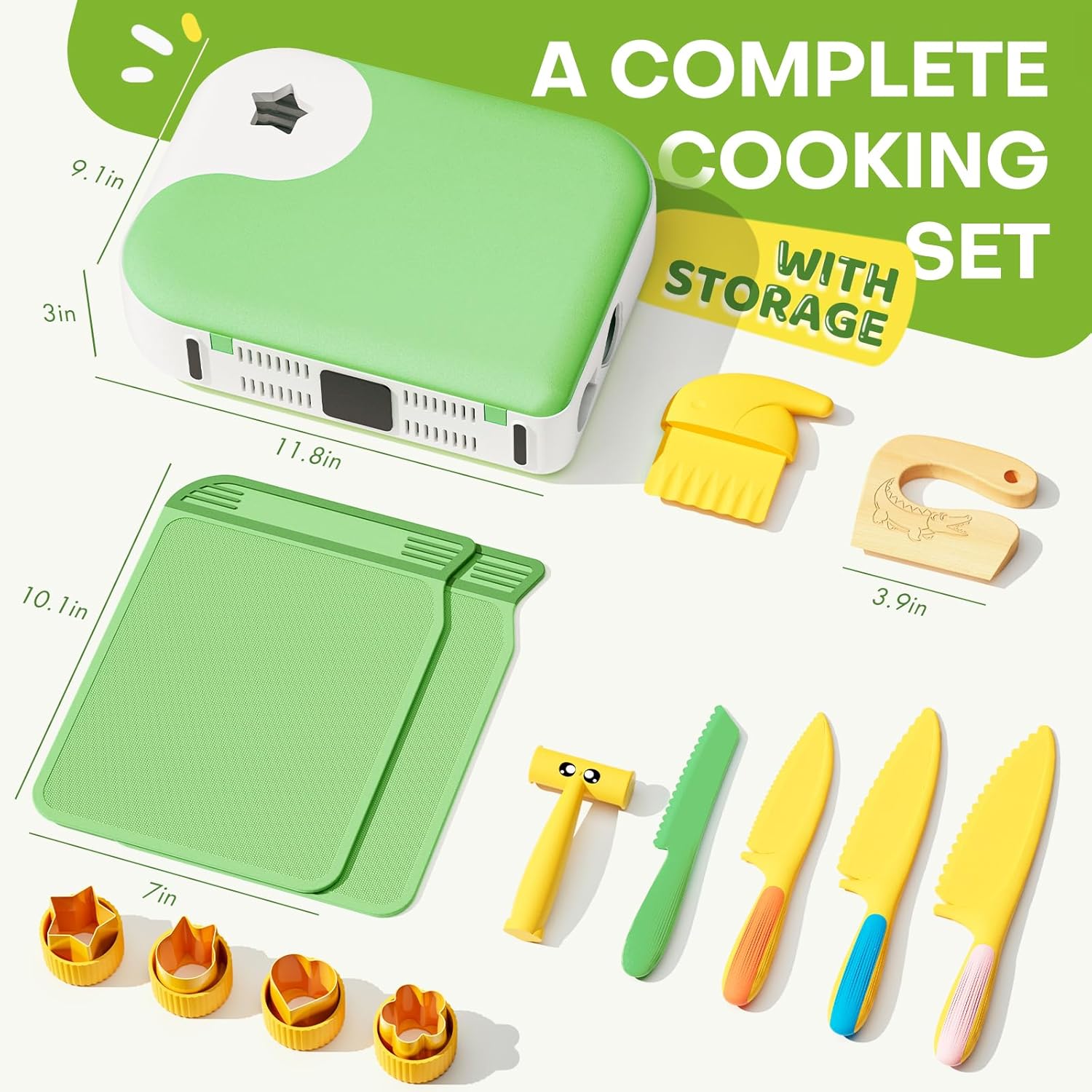 Thumbnail 4 de Yeeammk 13PCS toddler knife set for learning 🍴