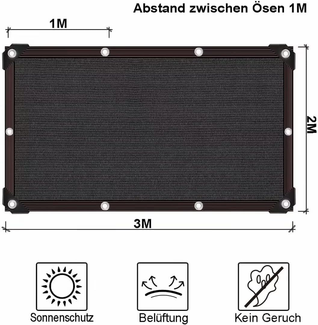 Thumbnail 4 de Toldo Vela 3x4m Impermeable Poliéster UV para Terraza ☀️