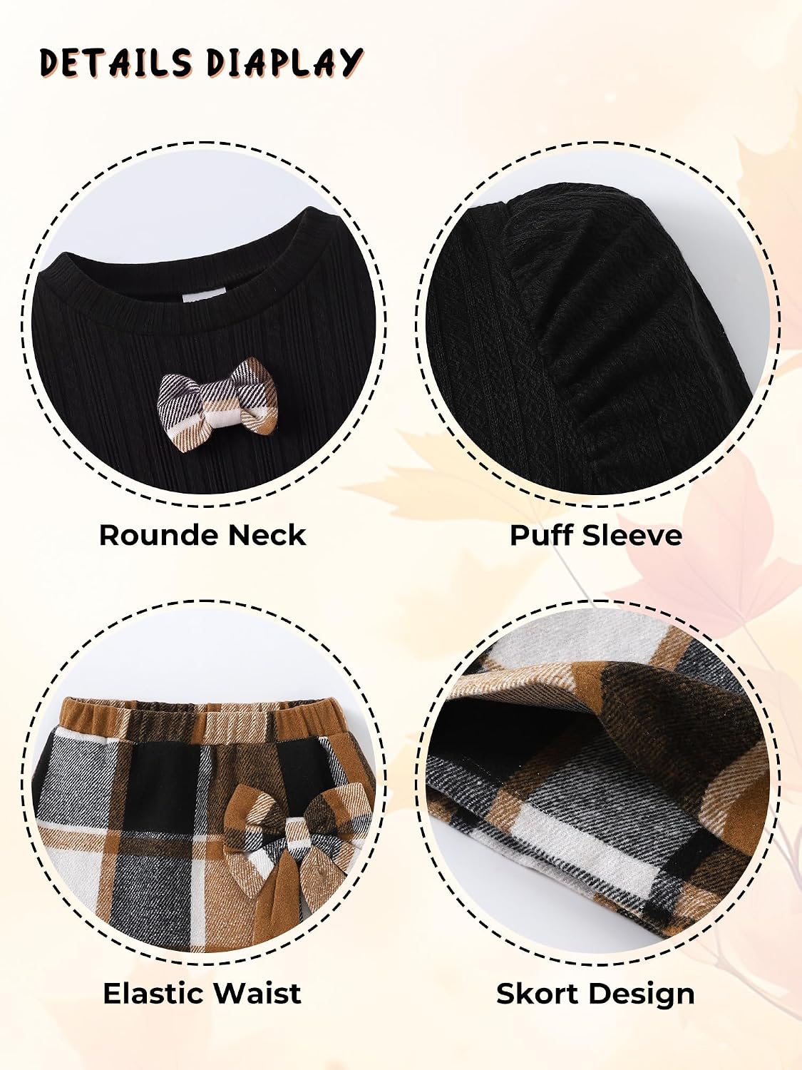 Detalle 2 de Toddler Girl Outfit Set, 18 Months–6 Years