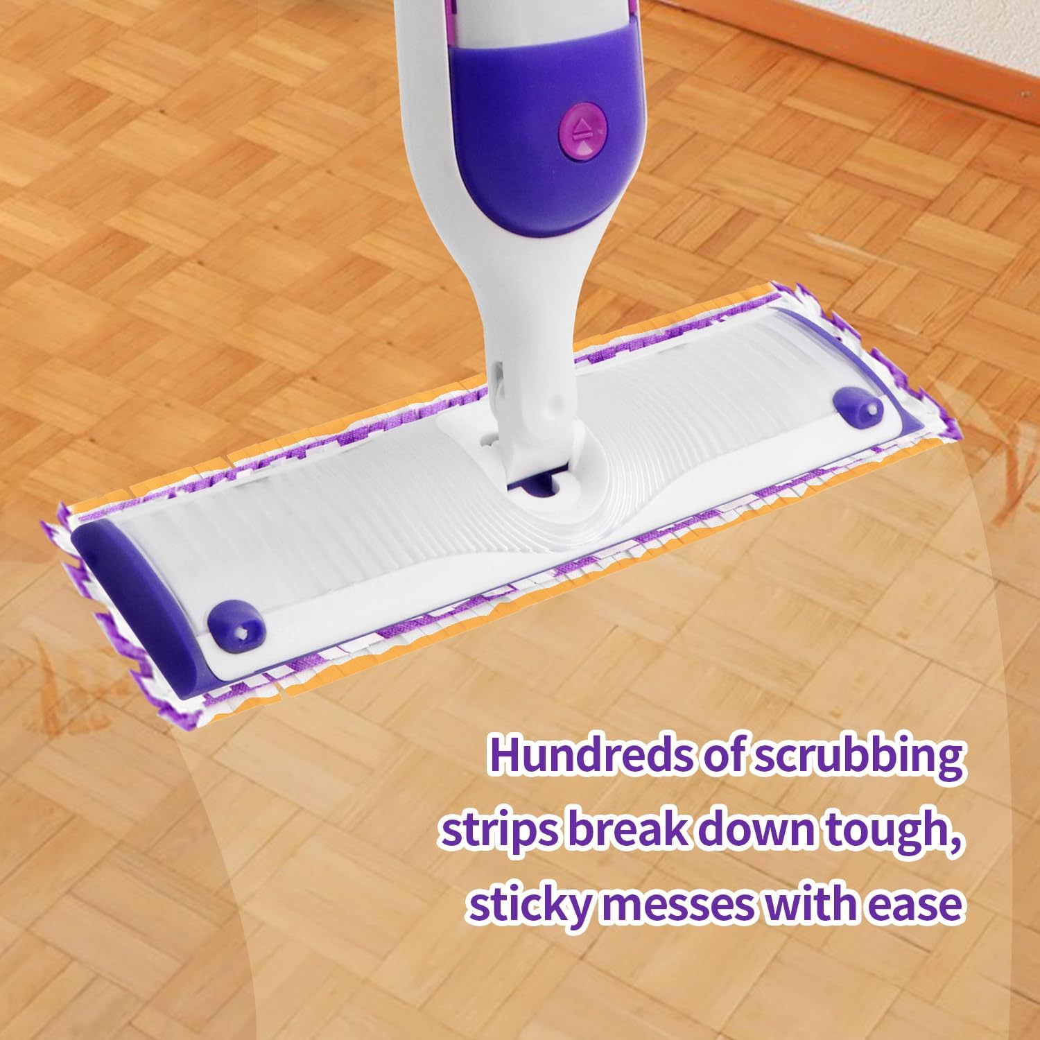 Detalle 2 de ZHAYAO SWPROWYCX Disposable Power Mop Pads, 10-Pack, Wet or Dry Use