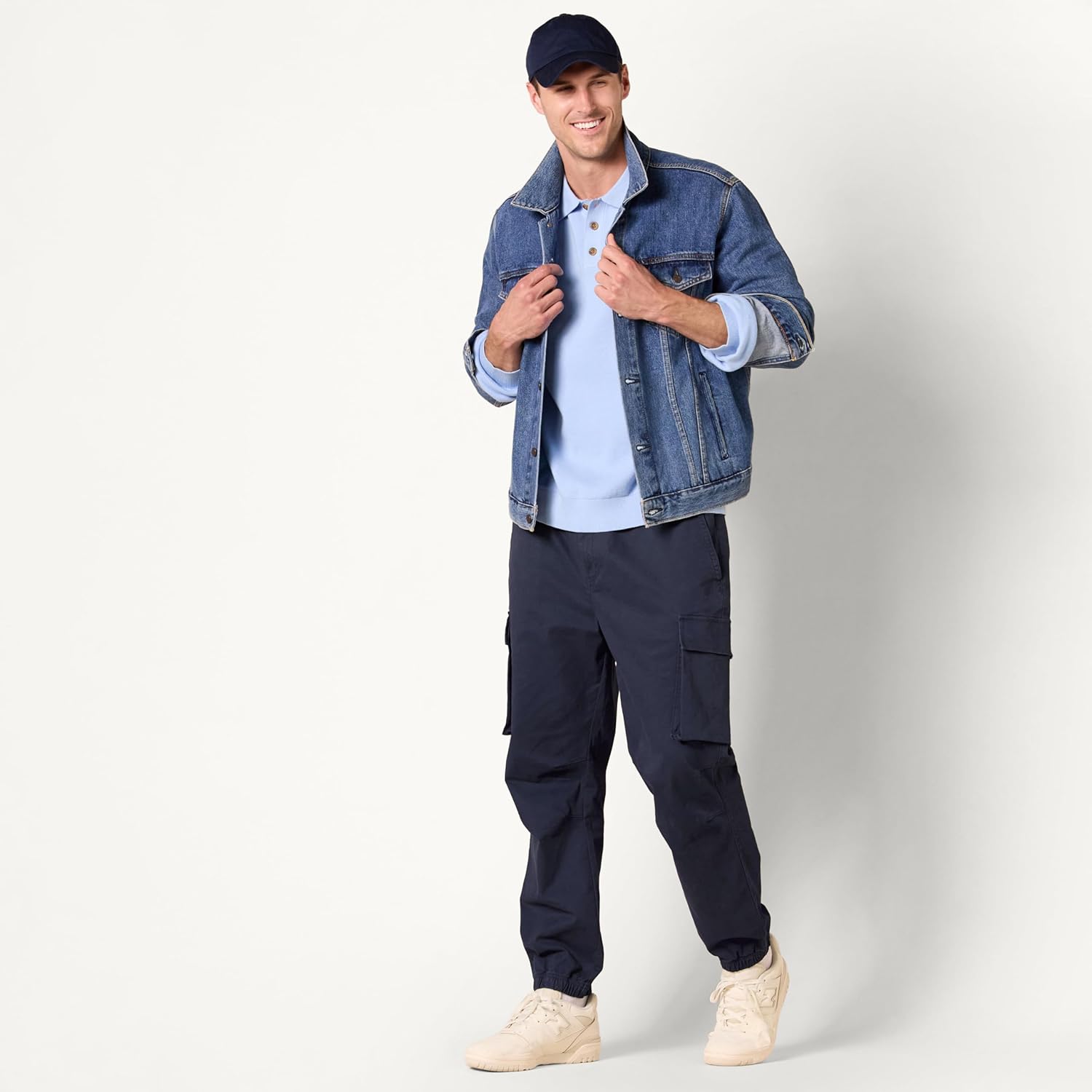 Thumbnail 5 de Amazon Essentials Uomo Pantaloni Jogger Cargo con Coulisse in Vita – Vestibilità Standard