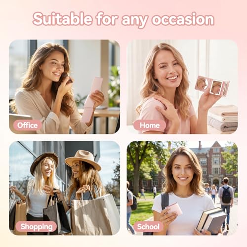 Thumbnail 7 de belleskin Premium LED Compact Mirror: 1X/5X/10X Travel Edition