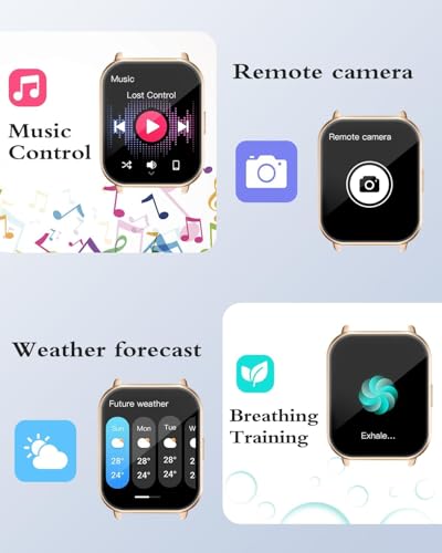 Thumbnail 6 de RUIMEN Montre Connectée Femme – Écran AMOLED 1.83'', musique intégrée, IP68 et 113 modes sportifs