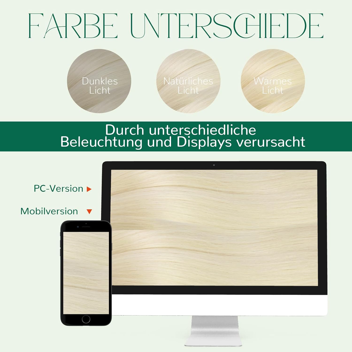 Thumbnail 5 de Easyouth Bondings Echthaar Blond 50cm