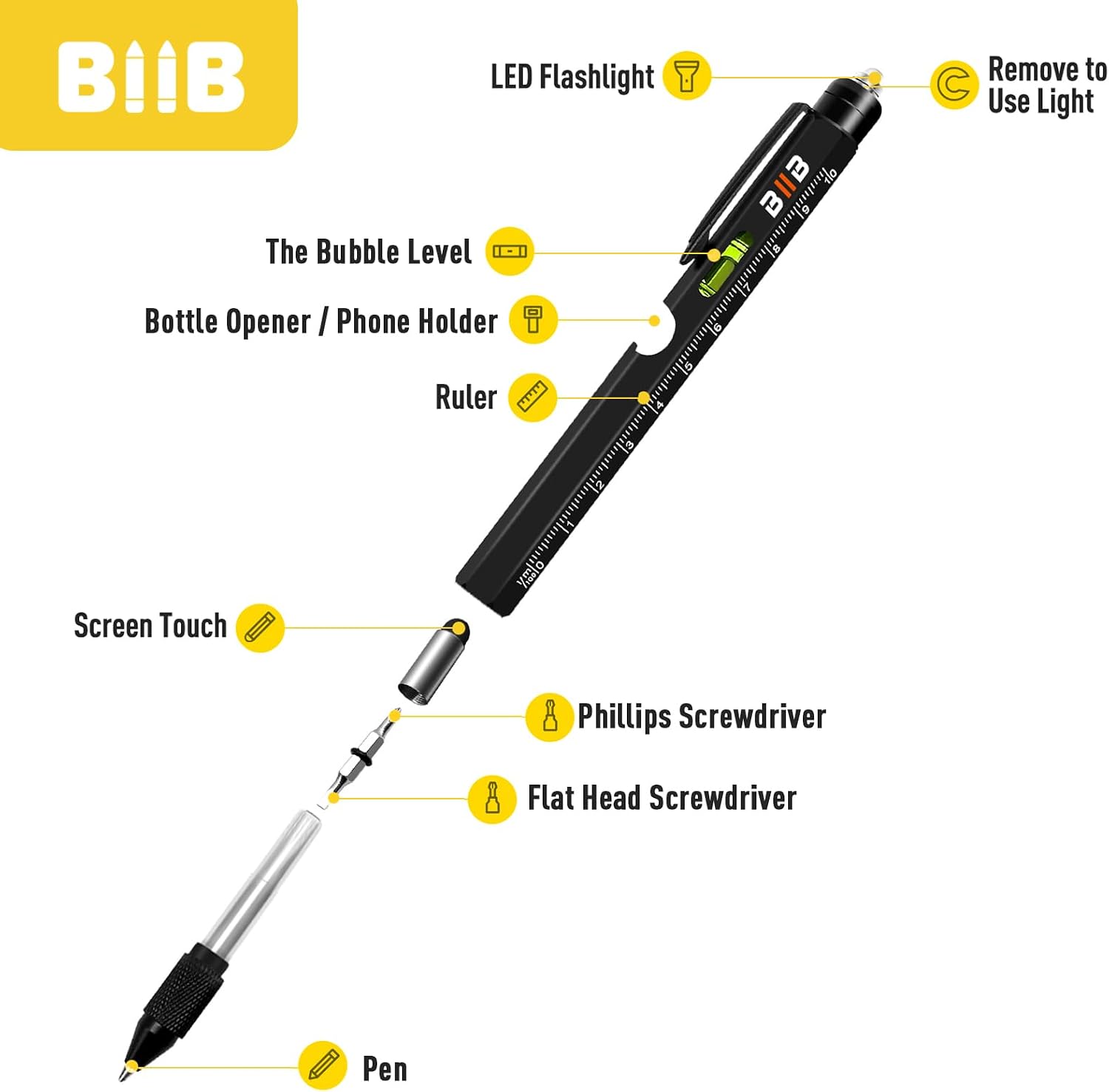 Thumbnail 6 de BIIB Multitool Pen, Aluminum