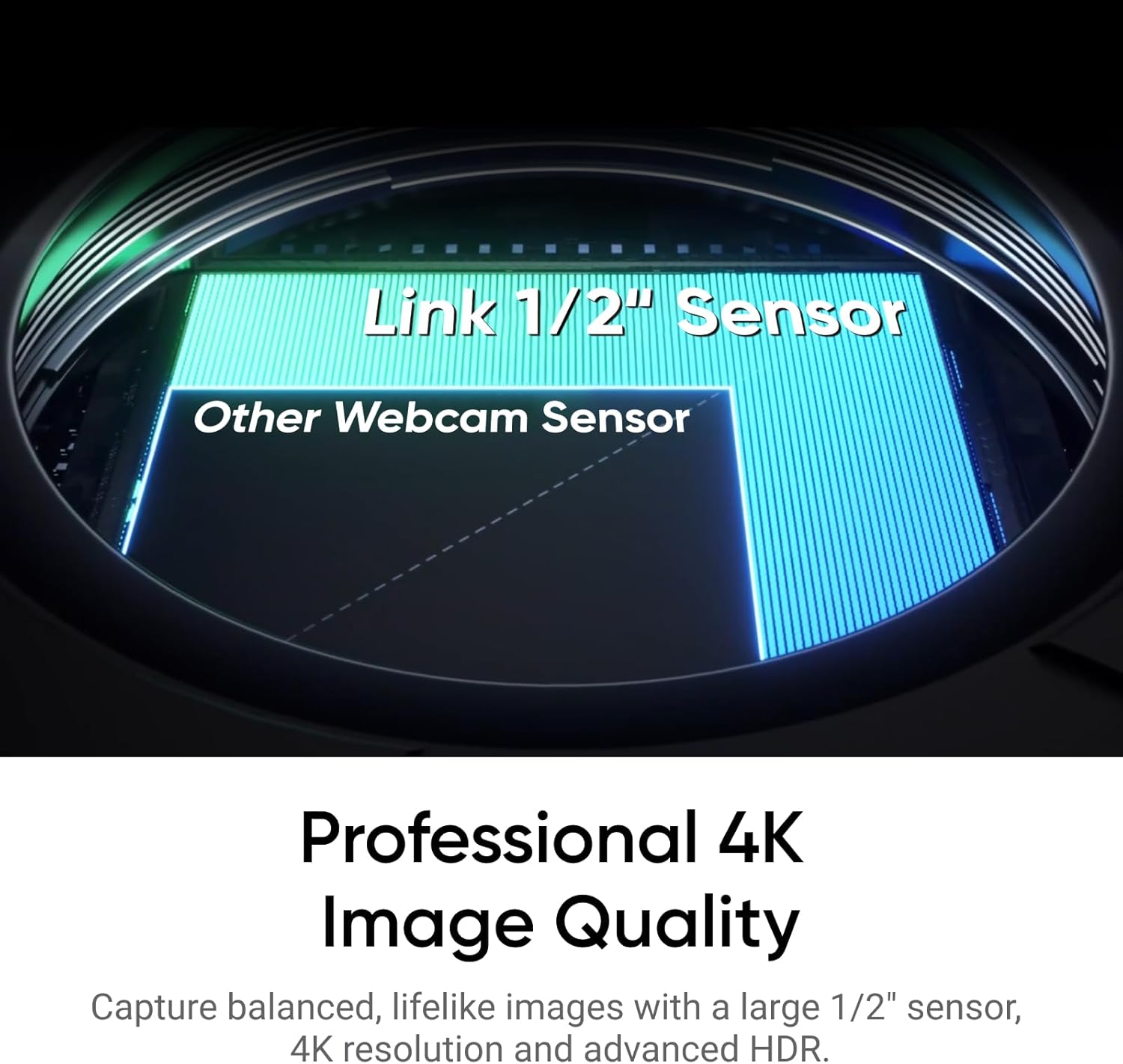 Thumbnail 1 de Insta360 Link 2 Black Tripod Bundle PTZ 4K webcam with AI tracking, HDR and gesture control
