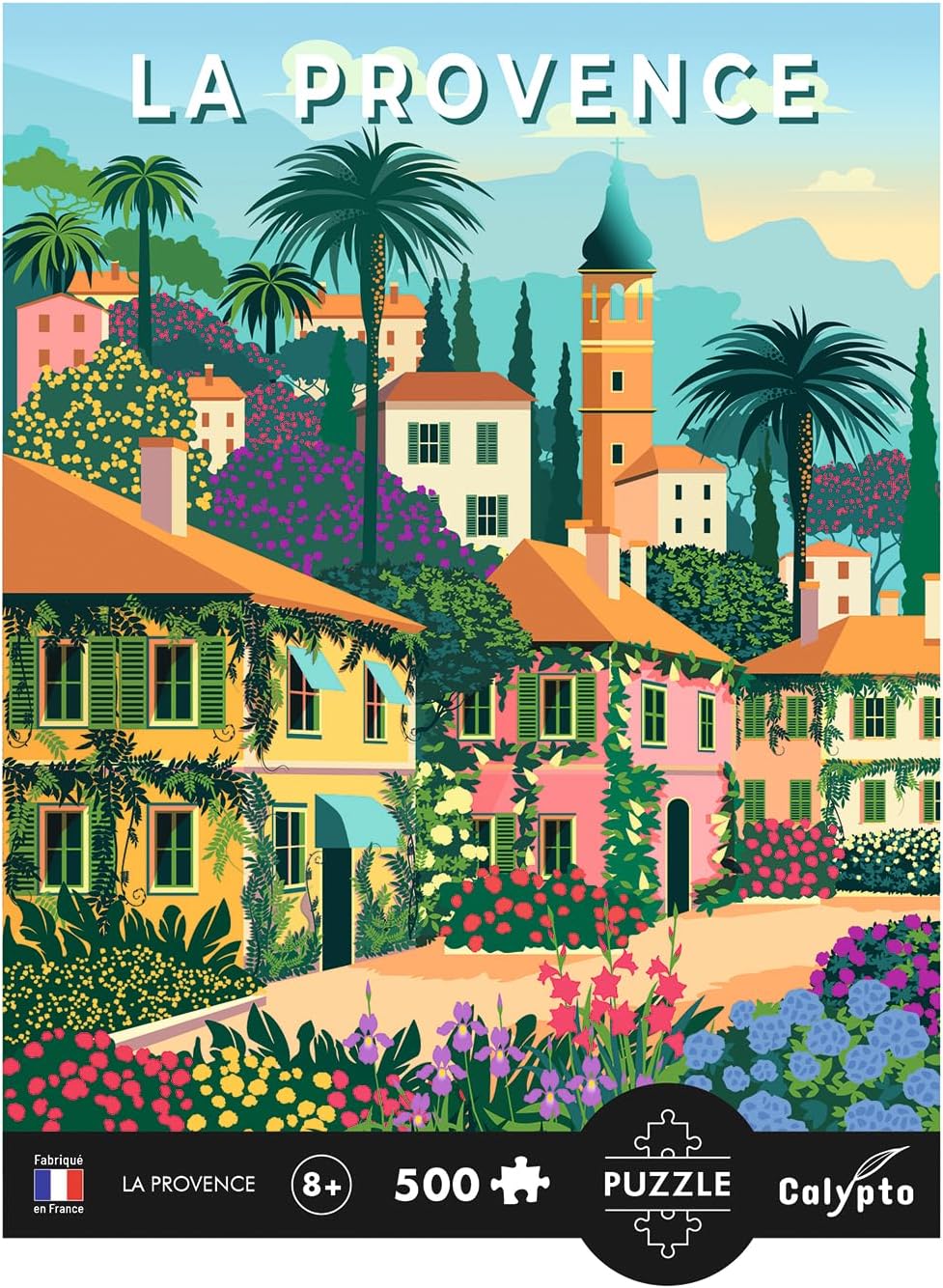 Thumbnail 3 de Sentosphère Calypto Provence 3907310 puzzel met 500 stukjes en fluweelzacht oppervlak