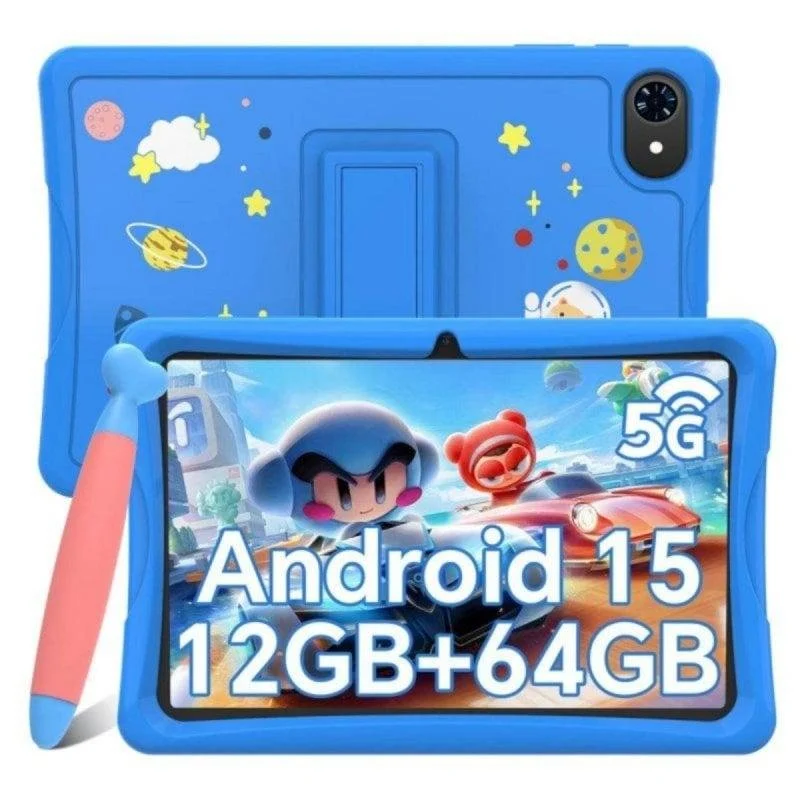 Thumbnail 3 de Tablet TABWEE K10 WiFi de 10,1" (4GB/64GB) Azul con Stylus Pen y control parental