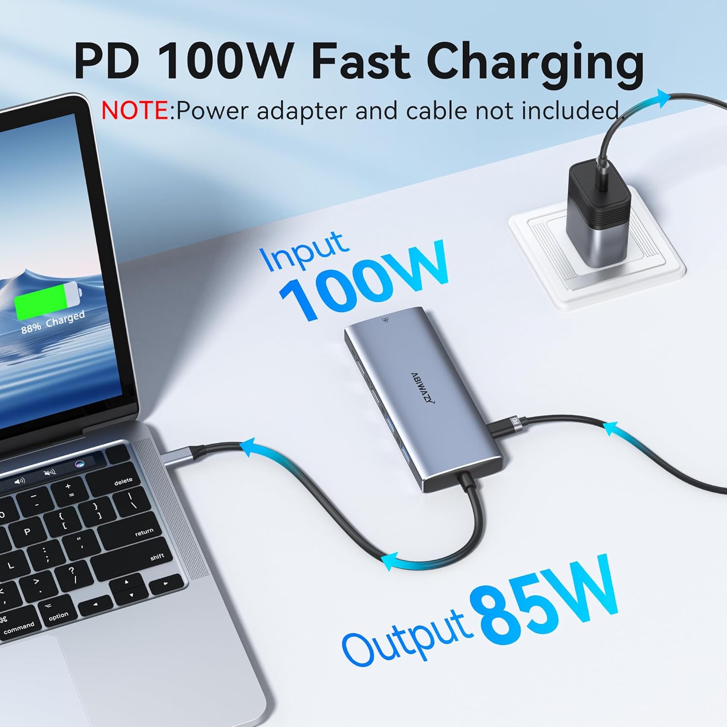 Thumbnail 5 de 10-in-1 USB C Hub with 100W PD and Ethernet